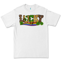 White st patricks shamrock gold with rainbow Premium Tee - RanaPortraitStore