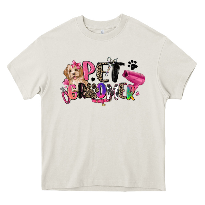 Pet Groomer Heavy Core Tee by Zillion Design Studio | Teevron