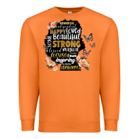 Carrot black woman silhouette Premium Sweatshirt - Artiststas