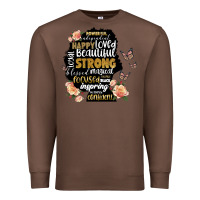 Chestnut black woman silhouette Premium Sweatshirt - Artiststas