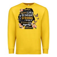 Lemon black woman silhouette Premium Sweatshirt - Artiststas