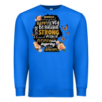 True Royal black woman silhouette Premium Sweatshirt - Artiststas
