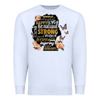 White black woman silhouette Premium Sweatshirt - Artiststas