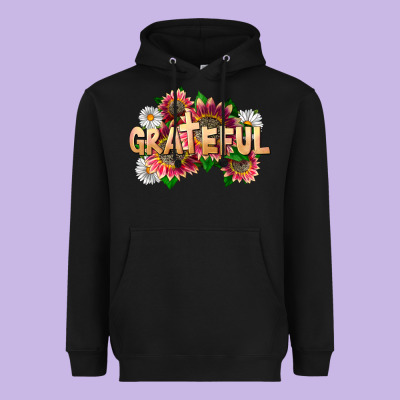 Grateful Religious Heavyweight Hoodie Designed By Lillyallendesigns