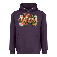 Plum Grateful Religious Heavyweight Hoodie - LillyAllenDesigns