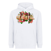 White Grateful Religious Heavyweight Hoodie - LillyAllenDesigns