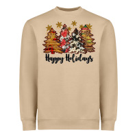 Mushroom happy holidays Heavyweight Sweatshirt - JahusDesignShop