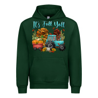 Forest Green its fall yall Urban Hoodie - CowGirlArtShop