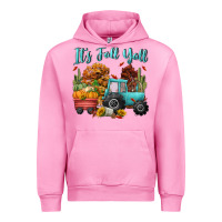 Fuchsia Pink its fall yall Urban Hoodie - CowGirlArtShop