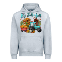 Heather Grey its fall yall Urban Hoodie - CowGirlArtShop