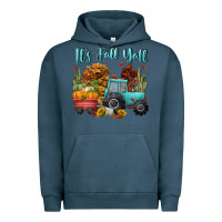 Pigment Midnight Navy its fall yall Urban Hoodie - CowGirlArtShop