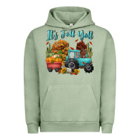 Pigment Oil Green its fall yall Urban Hoodie - CowGirlArtShop
