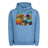 Pigment Pebble Blue its fall yall Urban Hoodie - CowGirlArtShop