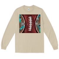 Mushroom western pattern and american football Long Sleeve Tee - BarkalooDesign