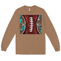 Toasted Coconut western pattern and american football Long Sleeve Tee - BarkalooDesign