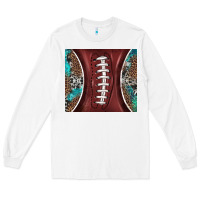White western pattern and american football Long Sleeve Tee - BarkalooDesign