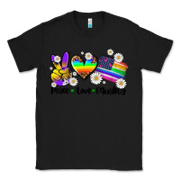 Black peace love  equality Classic Tee - AdoDesignShop