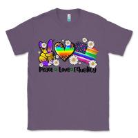 Lavender peace love  equality Classic Tee - AdoDesignShop