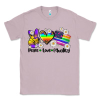 Lilac peace love  equality Classic Tee - AdoDesignShop