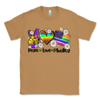 Toasted Coconut peace love  equality Classic Tee - AdoDesignShop