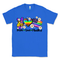 True Royal peace love  equality Classic Tee - AdoDesignShop