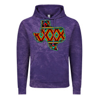 Cloud Purple Texas Map With Aztec Background Vintage Hoodie - JahusDesignShop