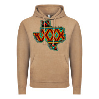 Vintage Coffee Texas Map With Aztec Background Vintage Hoodie - JahusDesignShop