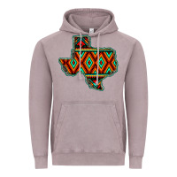 Vintage Zinc Texas Map With Aztec Background Vintage Hoodie - JahusDesignShop