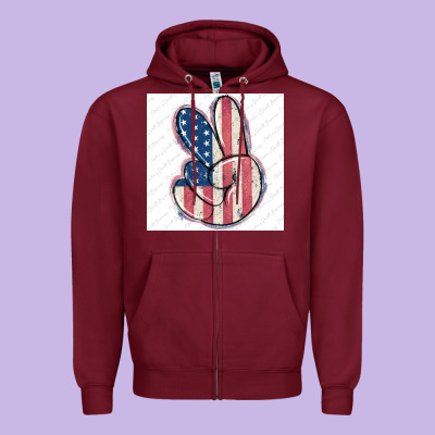 Small Business Filigran Zipper Hoodie Designed By Maliassmallbusiness