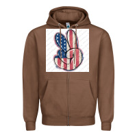Chestnut small business filigran Zipper Hoodie - MaliasSmallBusiness