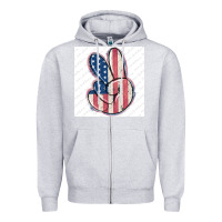 Heather Grey small business filigran Zipper Hoodie - MaliasSmallBusiness