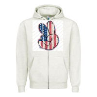 Oatmeal Heather small business filigran Zipper Hoodie - MaliasSmallBusiness