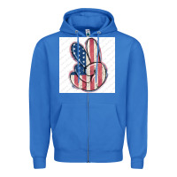 True Royal small business filigran Zipper Hoodie - MaliasSmallBusiness