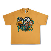 Peanut Butter football hearts Urban Heavy Tee - Jasminsmagicworld