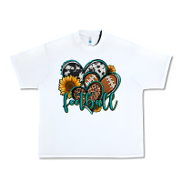 White football hearts Urban Heavy Tee - Jasminsmagicworld