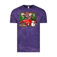 Cloud Purple merry christmas Vintage Tee - JahusDesignShop