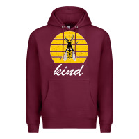 Burgundy Bee Kind Premium Hoodie - Bettercallsaul