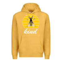 Mustard Bee Kind Premium Hoodie - Bettercallsaul