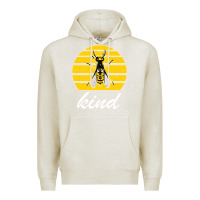 Oatmeal Heather Bee Kind Premium Hoodie - Bettercallsaul