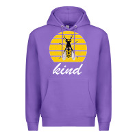 Purple Bee Kind Premium Hoodie - Bettercallsaul