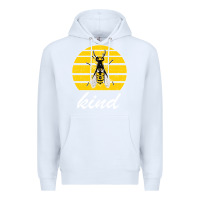 White Bee Kind Premium Hoodie - Bettercallsaul