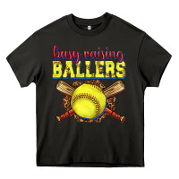 Asphalt busy raising ballers softball Heavy Core Tee - texasbilliewilder