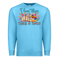 Ocean Blue i love them thick and spicy Premium Sweatshirt - Artiststas