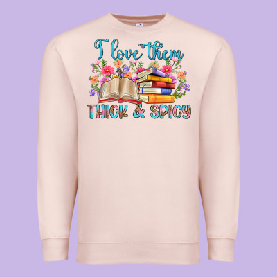I Love Them Thick And Spicy Premium Sweatshirt Designed By Artiststas