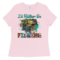 I'd Rather Be Fishing Ladies Tee | Teevron