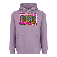 Lavender Western Pray Religious Heavyweight Hoodie - LillyAllenDesigns
