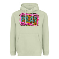 Matcha Western Pray Religious Heavyweight Hoodie - LillyAllenDesigns