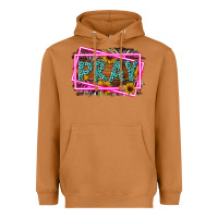 Meerkat Western Pray Religious Heavyweight Hoodie - LillyAllenDesigns
