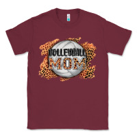 Burgundy volleyball mom Classic Tee - AdoDesignShop