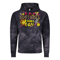 Cloud Black it is a softball kinda day Vintage Hoodie - JahusDesignShop